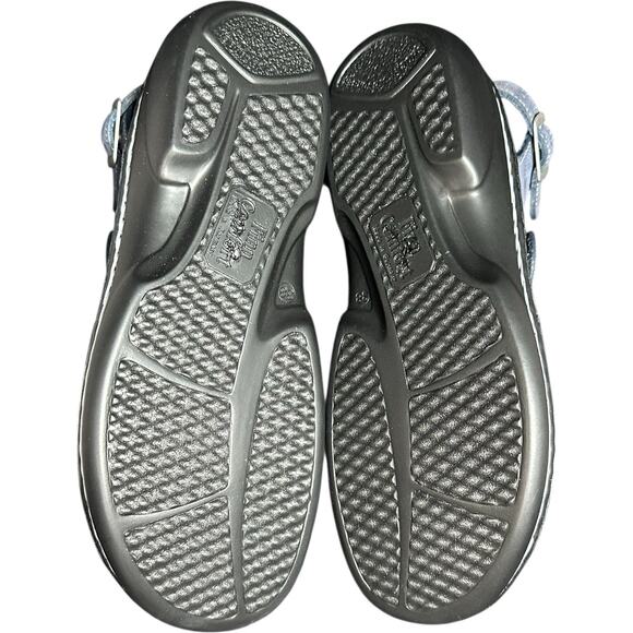 Blue Nubuc Leather FINN COMFORT Gomera Slingback Sandals EU 38 US 7.5 - Picture 5 of 7